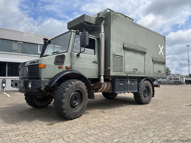 Фургон Unimog Unimog U 1550 L37 Ex Bundeswehr Regiefahrzeug Expeditionsmobil (ggf mit Splittgetriebe)