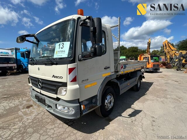 Грузовой автомобиль с кузовом-фургоном Mercedes-Benz Atego 818/3 Seitenkipper Meiller