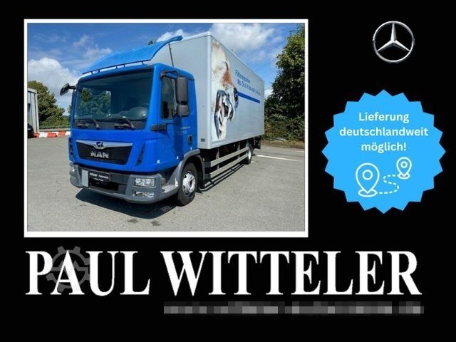 Фургон (грузовой автомобиль) MAN TGL 12.180 BL Koffer LBW 1,5 to+Klima-Automatik