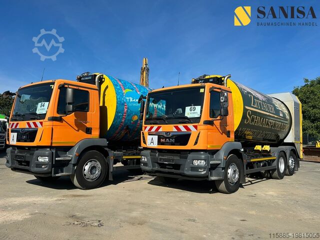 Грузовик для перевозки мусора MAN TGM 26.340/FAUN Rotorpresse/Zöller