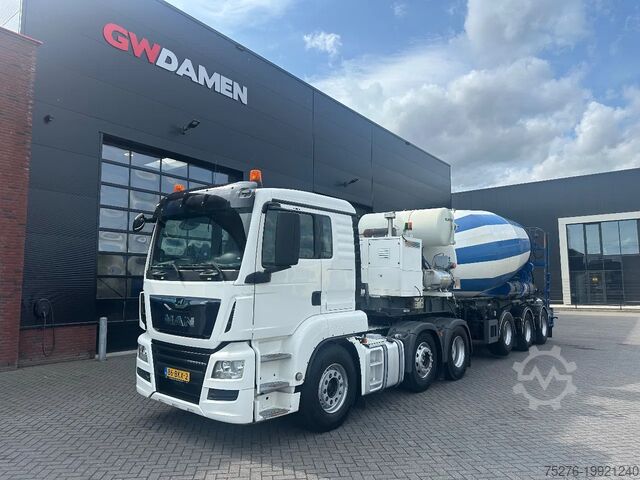 Блендер MAN TGS 26.420 6x2 + Mixeroplegger 15 m3 Euro 6