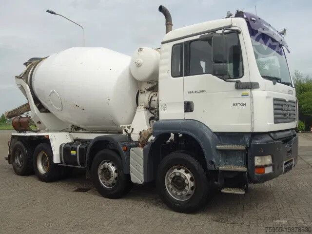 Блендер MAN TGA 35.360 8X4 MIXER STEEL SPRINGS BIG AXELS MA...