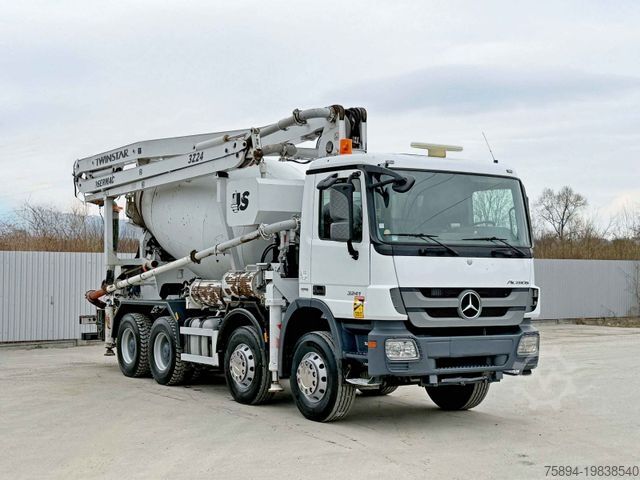 Автобетононасос MERCEDES-BENZ ACTROS 3241 * Betonpumpe 24 m + FUNK / 8x4