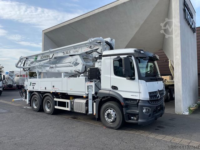 Автобетононасос MERCEDES-BENZ Arocs 2740 6x4 E6 GSR Schwing  S36X Razor-5Knick