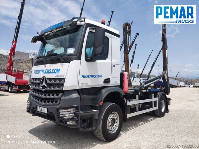 контейнеровоз MERCEDES-BENZ AROCS 1845 PORTACONTENEDOR CADENAS