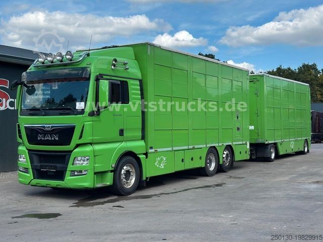 Скотовоз MAN TGX 26.440 6x2 3.Stock Cuppers Komplettzug