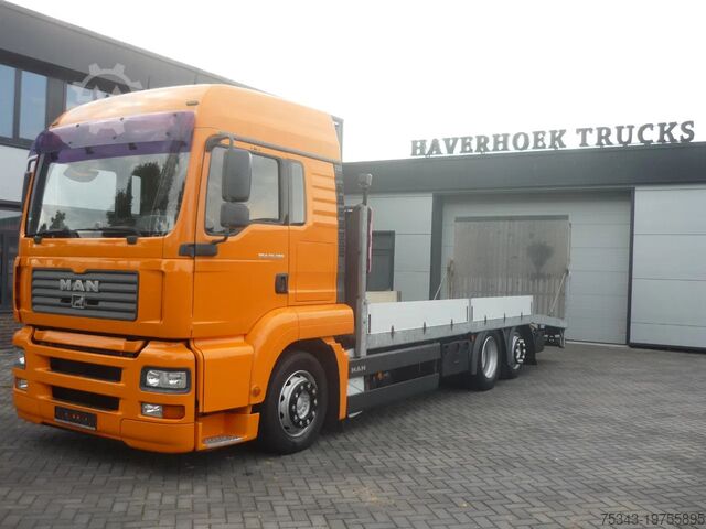 Транспортировщик автомобилей MAN TGA 26.390 6x2 oprijvrachtwagen / machinetransp...