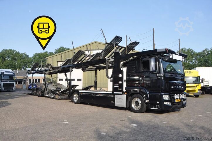 Транспортировщик автомобилей MAN TGS 18.400 + GROENEWOLD ECOTRANS 9 AUTO'S - COM...