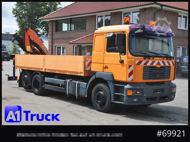 Кран-манипулятор на шасси грузовика MAN MAN F 2000 26.464 Intarder Kran PK 15.500 Funk,