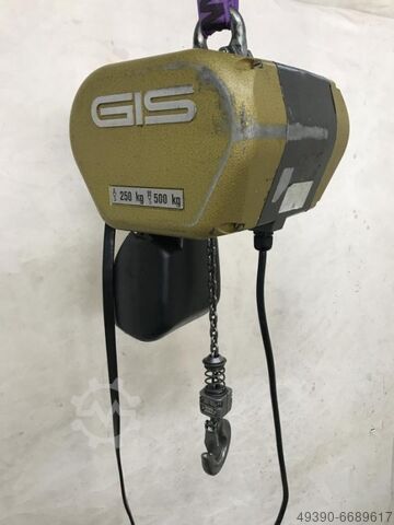 Электрический цепной тельфер, электрическая лебёдка, кран с точным подъёмом GIS EM 25