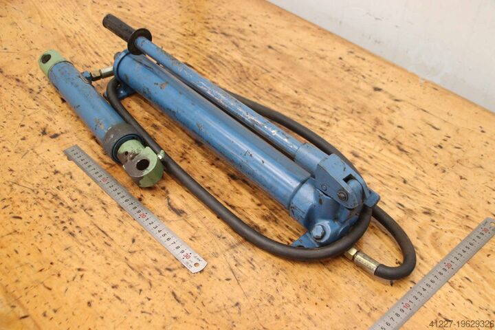 Ручной гидравлический насос 650 бар с цилиндром Weber ERGS 40-150  8 t