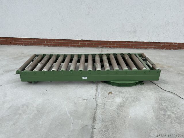 Вращающийся на 360° роликовый конвейер L:2710 мм 2 шт.  