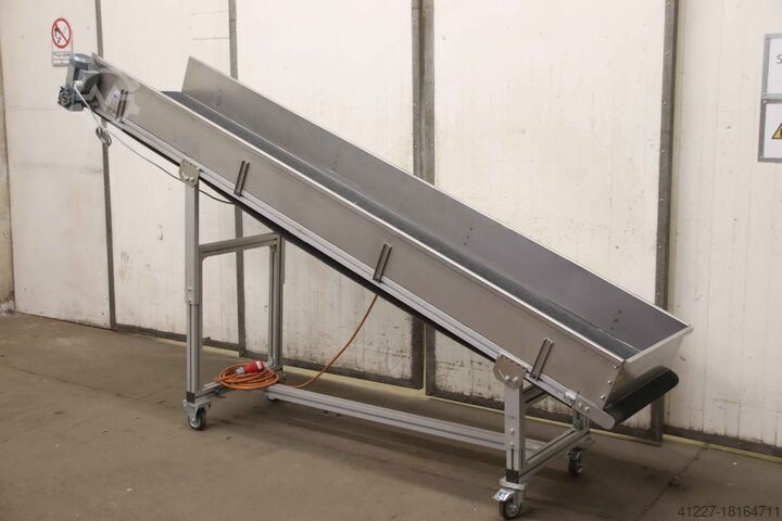 Конвейерная лента 13 м/мин нержавеющая сталь/алюминий MK GUF-P 2000 AF 2900/600