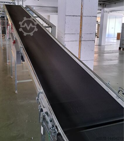 Наклонный ленточный конвейер Наклонный ленточный конвейер... Transnorm 6000+3800-600-500