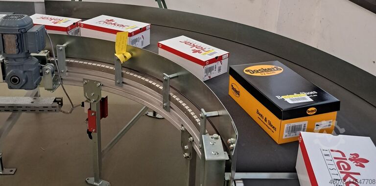 Ленточный кривой конвейер Ленточный кривой левый Transnorm 90°-800-700 IR900