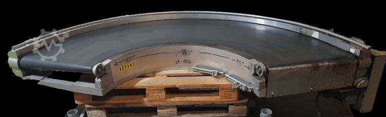 Неисправность правой ленты конвейера криволинейного ленточного конвейера Transnorm 160°-780-600-IR600