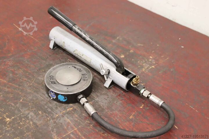 Короткоходный цилиндр для тяжелых нагрузок с ручным гидравлическим насосом unbekannt Hub 10 mm