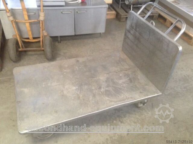 ВАГОН-ПЛАТФОРМА ИЗ НЕРЖАВЕЮЩЕЙ СТАЛИ  