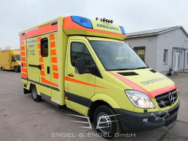 Пожарная машина mercedes-benz Sprinter II 516 CDI KLIMA KRANKENWAGEN RTW AUTOMATIK EURO-5 EBERSPÄCHER
