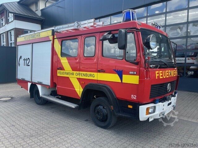 Пожарная машина Mercedes-Benz 814 4x2 Feuerwehr Ziegler LF 8/6