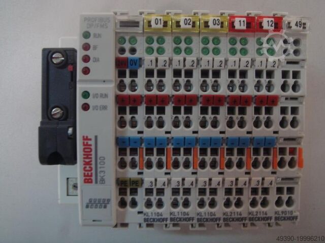Преобразователь Profibus + аксессуары (шлюз шины), Beckhoff Profibus DP/FMS Buskoppler BECKHOFF BK 3100 / DP/FMS