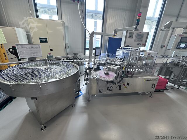 Этикетировочная и упаковочная линия Pago, Harro Höfliger, IMA, Leatus 