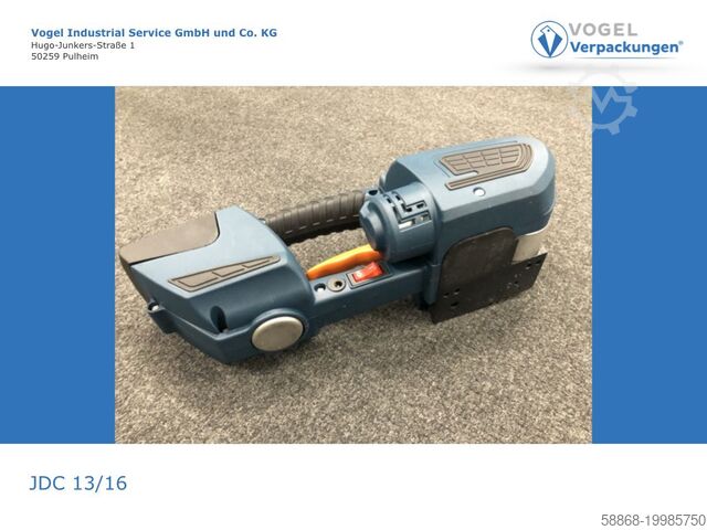 Ручной обвязочный инструмент / обвязочный инструмент Bandumreifer JDC 13/16 Automatischer Hand Akkumreifer