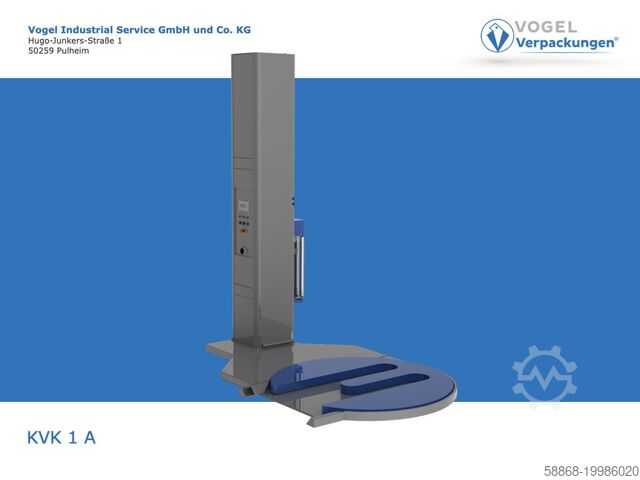Полуавтоматический паллетообмотчик  KVK 1A