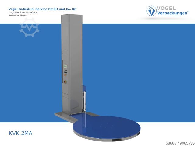 Полуавтоматический паллетообмотчик  KVK 2 MA - 2t - 1650 Teller - 2400 Höhe