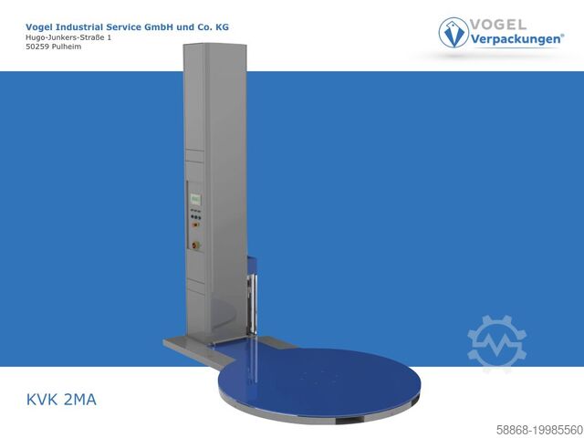 Полуавтоматический паллетообмотчик  KVK 2 MA - 2t - 1650 Teller - 2400 Höhe