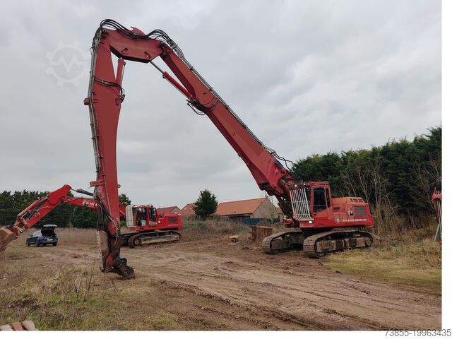 Экскаватор для сноса зданий Liebherr R 954 B with quickcoupler and long-front demolition boom