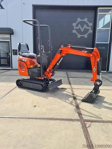 Rhinoceros Xn12-8 мини-экскаватор 1200 кг Kubota дизель регулируемый Rhinoceros Xn12-8 1200kg minigraver kubota diesel verstelbaar