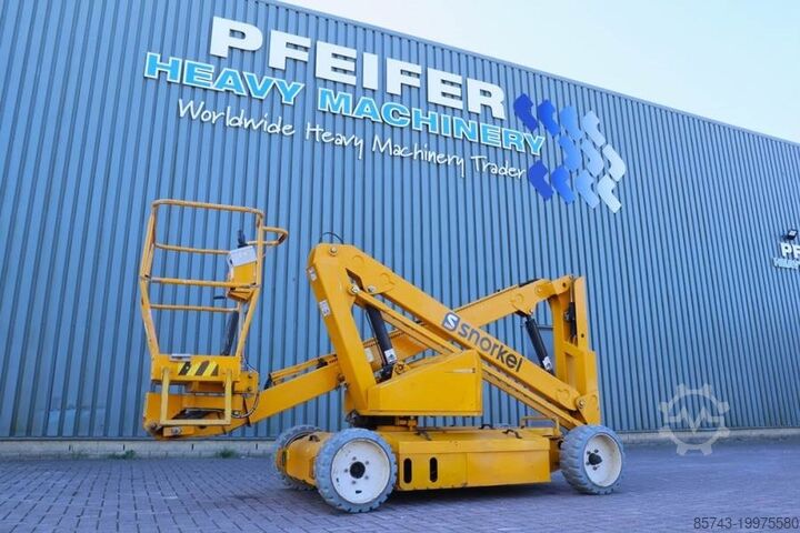 Шарнирно-телескопическая рабочая платформа Snorkel A38E Electric, 13.5m Working Height, 6.1m Reach, 2