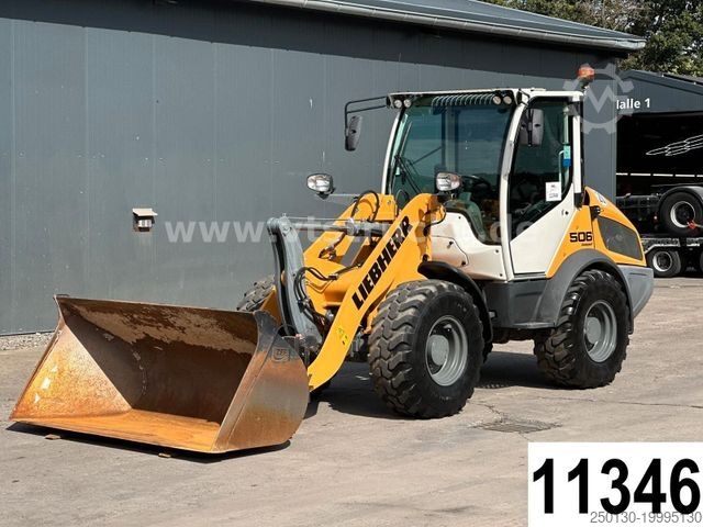 Погрузчик с колёсным шасси LIEBHERR L506C Radlader inkl Schaufel & Gabel BJ 2021