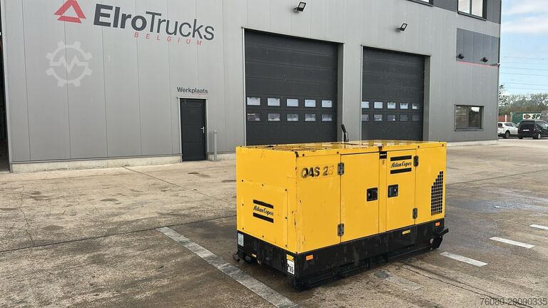 Агрегат Atlas Copco QAS 28 (25 KVA / 50 HZ / BELGIAN GENERATOR / V4...
