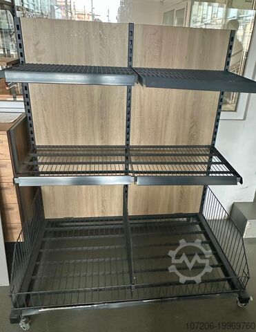 Стеллажи для цветов – модель в стиле Lidl  