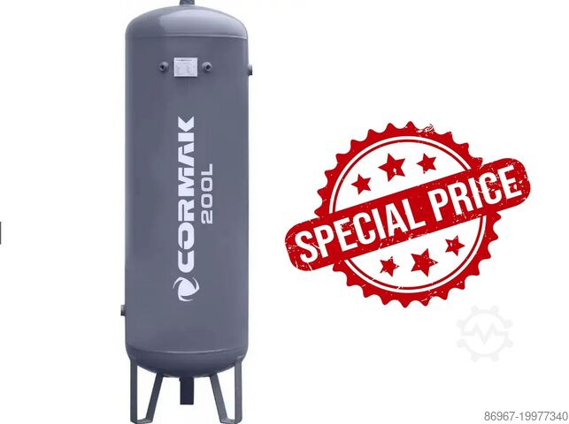 Вертикальный напорный резервуар CORMAK Zbiornik ciśnieniowy 11 BAR 200 L