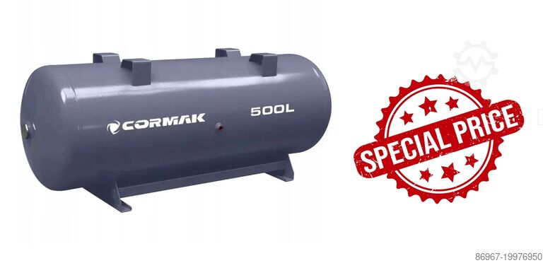Горизонтальный напорный резервуар CORMAK Zbiornik ciśnieniowy 11 BAR 500L