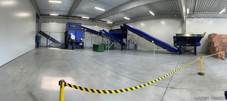 вторичная установка шредера OMER Ecology 