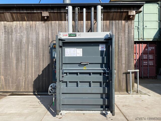 бумажный пресс-подборщик, пресс для отходов, переработка HSM V-Press 1160 Plus