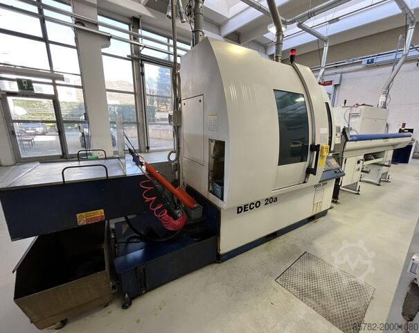 автоматический токарный станок для прутков TORNOS DECO 20/A