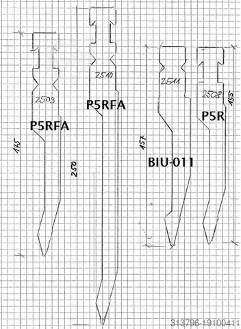 P5R, P5RFA, ASCL, Трампф Abkantwerkzeuge Biegewerkzeuge 
