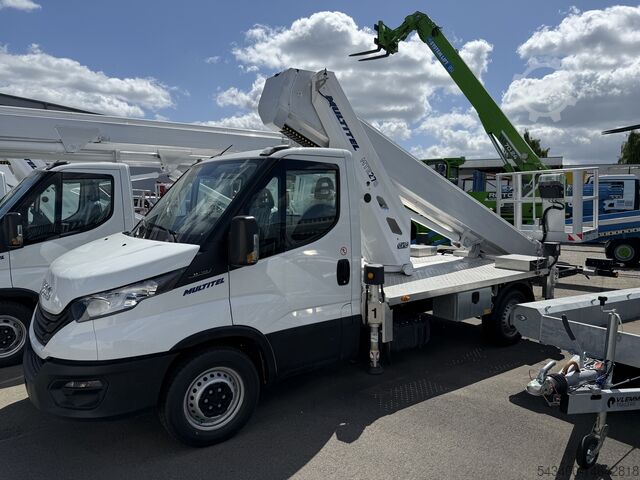 Multitel MTE270 на стояке грузовика Iveco Daily 3,5 тонны Multitel MTE 270