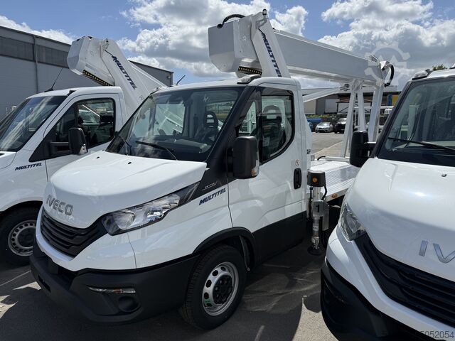 Multitel MJE250 на стояке грузовика Iveco Daily 3,5 тонны Multitel MJE 250