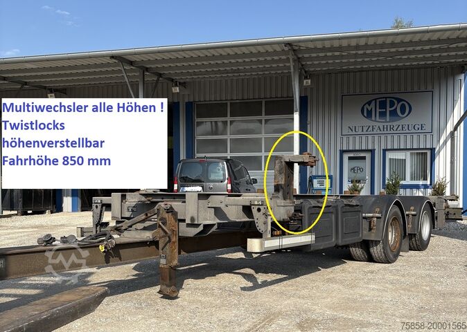 Сменное шасси прицепа SOMMER Jumbo Multiwechsler alle Höhen Verzinkt