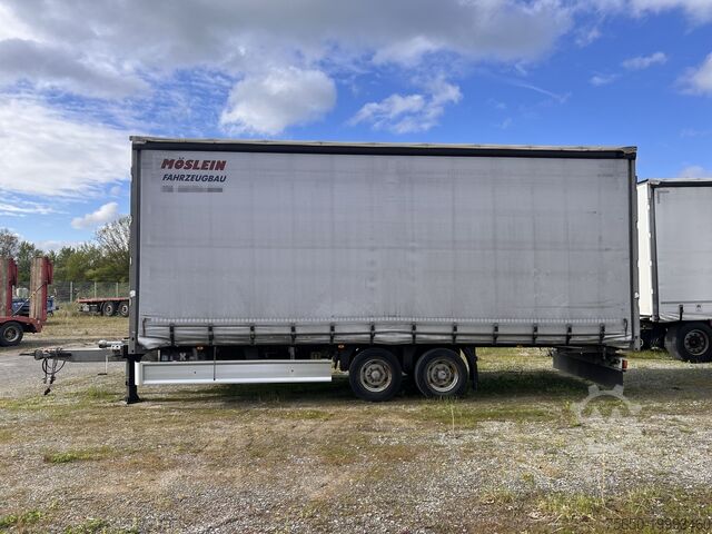 Открытый прицеп с тентом Möslein TPF 11-D Schwebheim  Tandem- Planenanhänger Durchladen