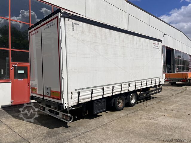 Открытый прицеп с тентом Möslein TPW 105 D Schwebheim  Tandemplanenanhänger durchladbar