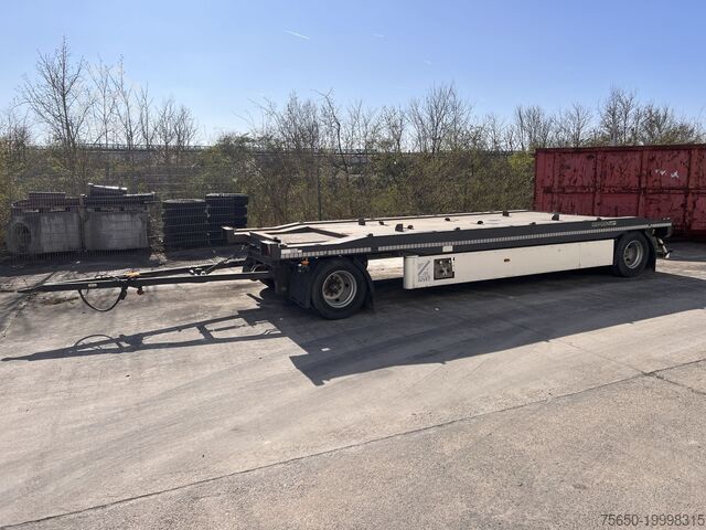 Низкорамный прицеп Gergen TBCA 18H  2 Achs Kombianhänger- Tieflader