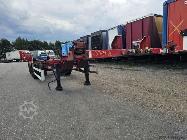 Контейнерные перевозки HAPPY TRAILER OZC 42-327 |40 FOOT HIGHCUBE CHASSIS| SAF DISC|...