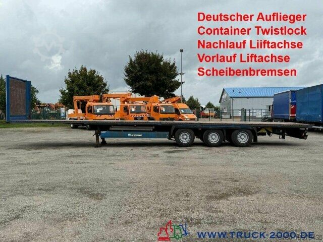 Платформенный полуприцеп Krone Krone SD Container Twistlock Multilock Liftachse